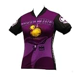 World Jerseys Women's Biker Chick Cycling Jersey, Purple, Large