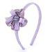 Purple / Children/Toddler/Teenager/Girl Ribbon Flower with Ribbon Bow Headband/ Alice Band / Handmad