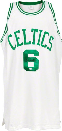 Bill Russell Autographed Jersey | Details: Boston Celtics, White, Mitchell & Ness, with 