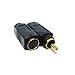 Monoprice 100123 S-, Female to RCA Male Adapter, Gold Plated
