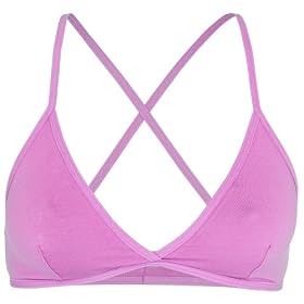 American Apparel 8319 Cotton Spandex Jersey Cross-Back Bra
