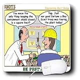 Rich Diesslins Funny KNOTS Scouting Cartoons - Be Prepared - Engineering - Mouse Pads