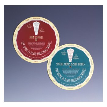 Food And Wine Matching Two Sided Wheel