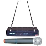 Review Soundlab  / Soundlab Black 174.5MHz VHF Handheld Radio Microphone System. Boxed