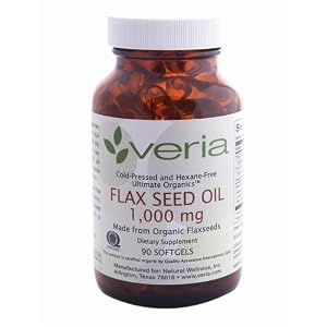 Veria - Flax Seed Oil 1000 mg (90 Softgels) by Veria