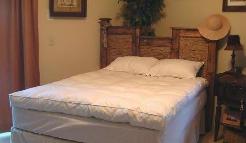 Willow Highlands QUEEN SIZE DOWN MATTRESS-Feather Bed-New/tag-topper/pad