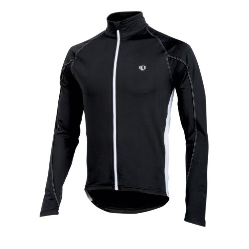 Pearl Izumi Men's Select Thermal Jersey,Black/ White,Large