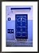 Blue Door of Kasbah Des Oudaias, Rabat, Morocco Collections Framed Photographic Poster Print by John Elk III, 21x29