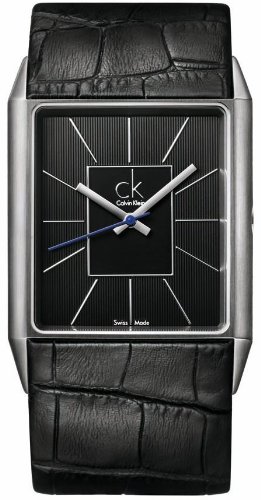 Calvin Klein Herren-Armbanduhr Angular Gent Leather K9621102 Preisvergleich