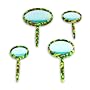 3-Piece High-Power Magnifier Set - 6X, 8X and 10X Magnifying Glasses