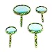 3-Piece High-Power Magnifier Set - 6X, 8X and 10X Magnifying Glasses