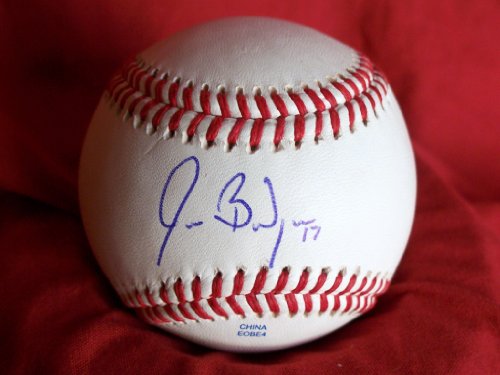 Jason Bulger Autographed ROLB Baseball, Minnesota Twins, Arizona Diamondbacks, Proof Photo of Jason Signing for Us.