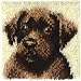 Latch Hook Kit 12"Sq-Choc/Dog