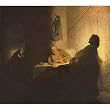 Rembrandt Harmensz. van Rijn (Christ at Emmaus) Art Poster Print - 11x17