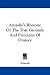Aristotle's Rhetoric, or the True Grounds and Principles of Oratory