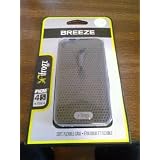 iFrogz iPhone 4 / 4S 用 ”BREEZE” 衝撃吸収性の強いTPU製 ドット孔からアップルロゴがさりげなく見えるエアロデザイン ブラック/グレイ IP4BRZ-BLK/GRY