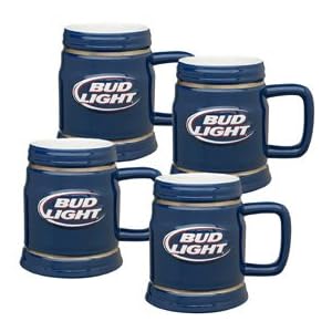 Bud Light Mug - Set of 4 by BUDSHOP