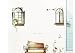 Reusable/removable Decoration Wall Sticker Decal -Chair with Window View & Flower, Butterfly.