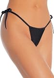 Lycra Thong Panty Sexy Lingerie Intimate Apparel with Tie Sides
