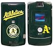 Oakland Athletics Razor V3 Cell Phone Cover - MLB Baseball Fan Shop Sports Team Merchandise