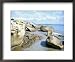 Capo Boi, Southeast Coast, Island of Sardinia, Italy, Mediterranean Scenic Framed Art Poster Print by Oliviero Olivieri, 22x18