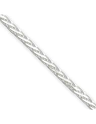 Sterling Silver 2.5mm Diamond-Cut Spiga Chain