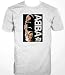 Mens ABBA White Tee shirt, Music Band T-shirt for Men & Boys Sizes Small - XXL - TSM150207