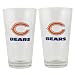 Chicago Bears Satin Etch Pint Glass Set