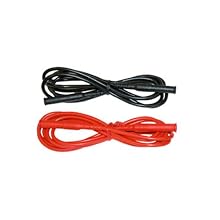 AEMC 2140.57 2-Piece Color-Coded Lead Set, Red and Black