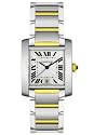 Cartier Men's Tank Francaise Automatic Stainless Steel and 18K Gold Watch #W51005Q4