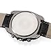 Soleasy New Men's Silver Case Leather Band Quartz Analog Wrist Watch WTH8039