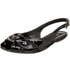 Klub Nico Women's Star Peep Toe Slingback Flat