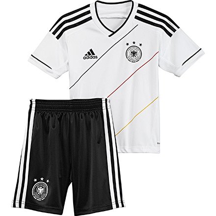 Adidas DFB Home Babykit EM 2012 X21818 86 white/black