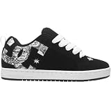 DC Mens Shoes Court Graffik SE Carbon/White/Black