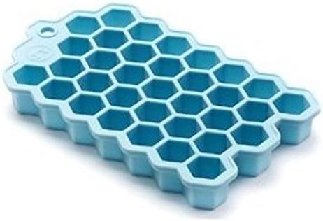 Outset Hex Ice Cube - Chocolate Mould Silicone Tray - Small Hexagonal Cubes