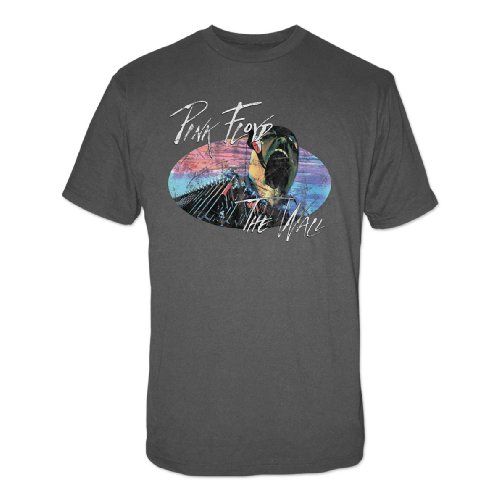 C.I.D. Mens Pink Floyd – Vintage Wall – Grey – Medium