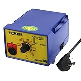 uxcell はんだステーション　ごてツールはんだステーションの溶接　光インジケータ　AC 220V 90W AUプラグ