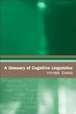 A glossary of cognitive linguistics