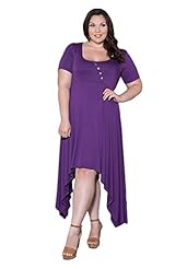 Keyhole Short Sleeves Jersey/Rayon/Spandex Scoop Neck  Dress