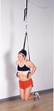 Combo Overhead/Overdoor Suspension Exercise Strap with Detachable Handles