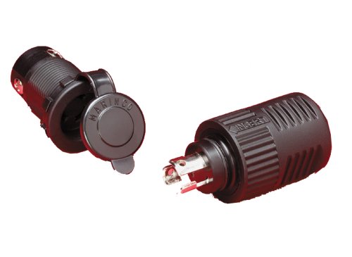 Marinco 12VCP ConnectPro 12-Volt Charging and Trolling Receptacle and Plug for Trolling... by Marinco