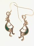 Beautiful! Southwest Sterling-silver & Kokopelli Dangle-earrings