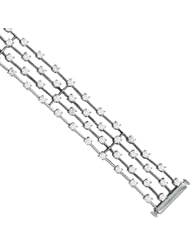 Four Rows Bridal Diamond Bracelet in 14K White Gold (4.50ctw)