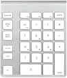Newer Tech Bluetooth Aluminum Keypad, White (NWTKPA28BTW)