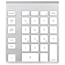 Newer Tech Bluetooth Aluminum Keypad, White (NWTKPA28BTW)