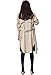 Komene Women's Elegant Long Sleeve Open Front Drape Deisigned Trench Coat