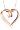 14k Rose Gold over Sterling Silver "A Mother Holds Her Childs Hand For A Short While and Their Hearts Forever" Open Heart Pendant Necklace, 18"