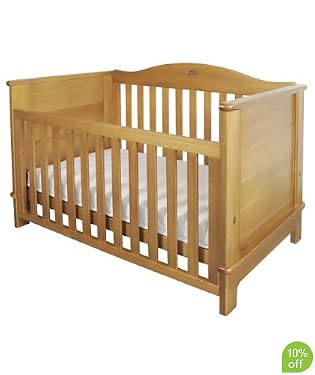 Boori Paddington 3 in 1 Cotbed - Heritage Teak **Exclusive to Mothercare**