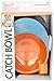 Boon Catch Bowl with Spill Catcher,Blue/Orange