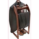 Hardwood Clothes Valet Stand